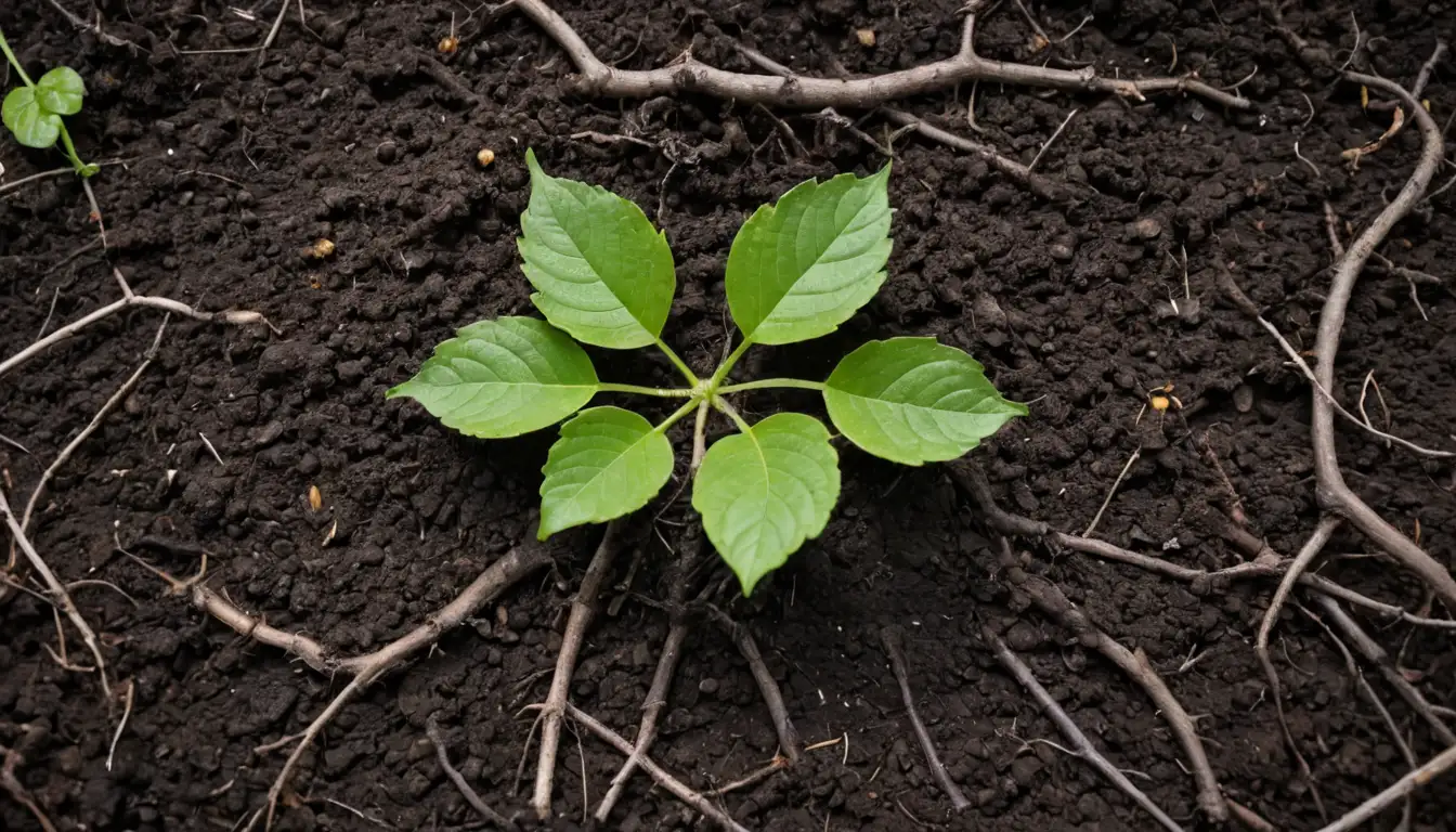 Roots with excess moisture comma Well-draining soil comma Soil texture comma Water absorption comma Roots surrounded by water comma No standing water comma Moist but not soggy comma Healthy root growth comma Absence of rot and decay comma Green leaves comma Happy plant comma Natural substrate comma Organic matter comma Decomposed plant material