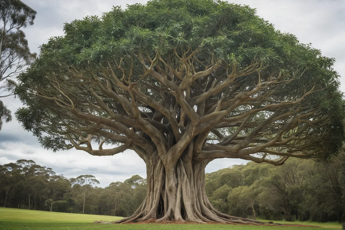 Un ficus gigante australiano domina su hábitat natural