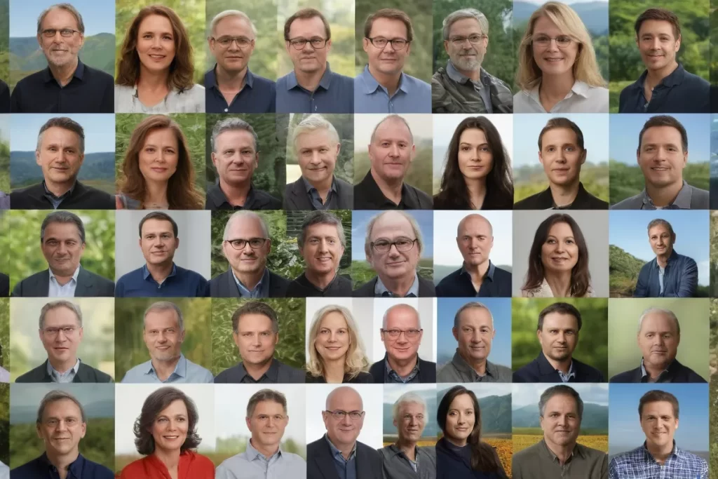 Papel pintado con productores clave para el equilibrio ecológico y la vida