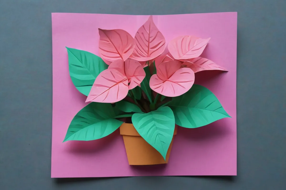 Una artesanía de papel con un Aegonium y su título