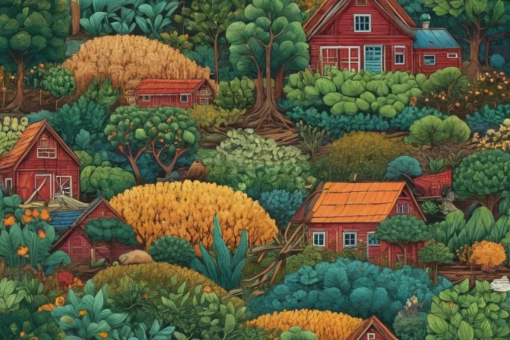 Imágenes coloridas de plantas