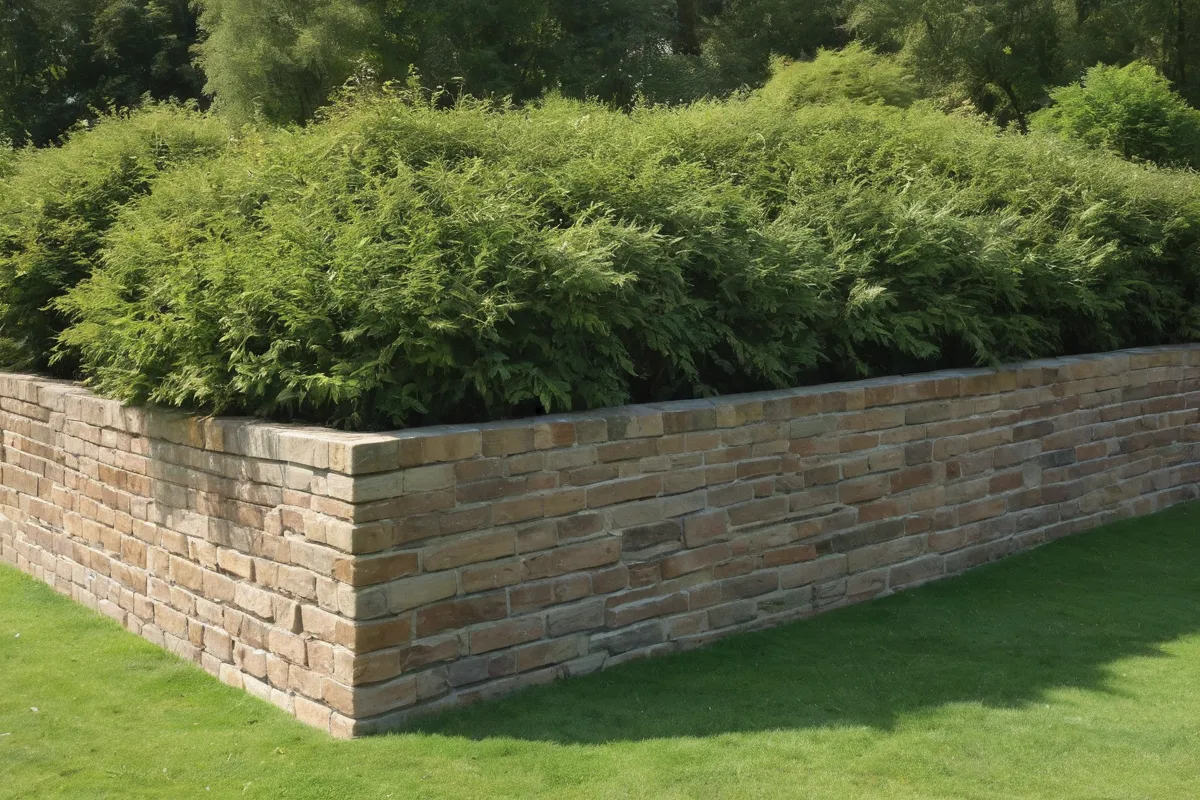 Definición de una pared de wedge, diccionario de huerta