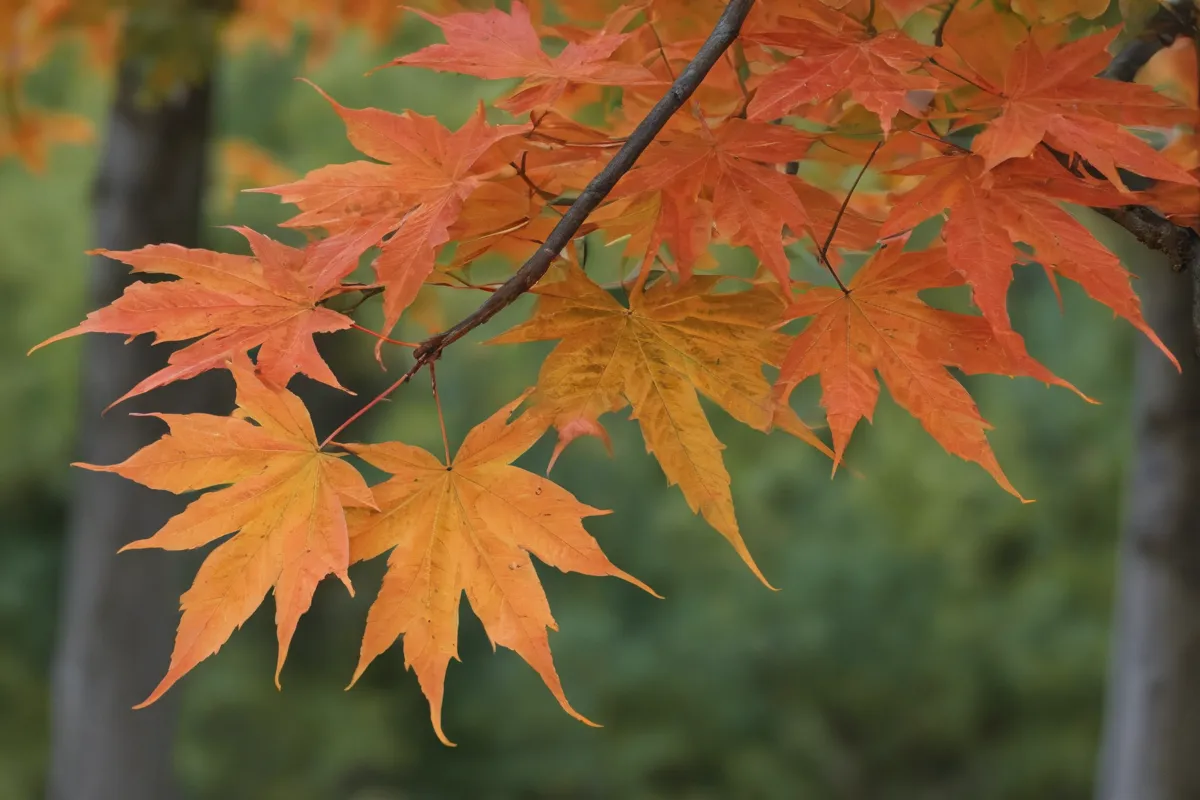 Detalles de los árboles de maple y sus nombres científicos