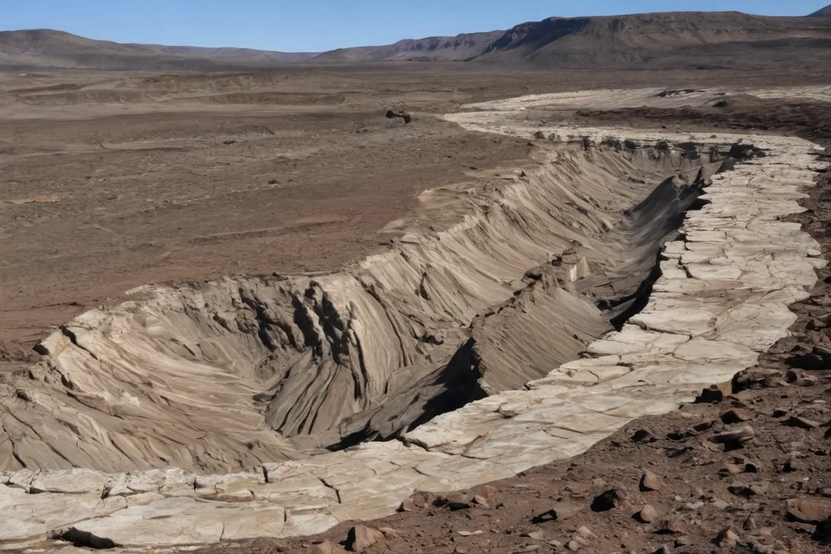 Las placas tectónicas, las sacudidas y las consecuencias de grandes fuerzas. **Translation:** Earths tectonic plates, earthquakes and consequences of powerful forces