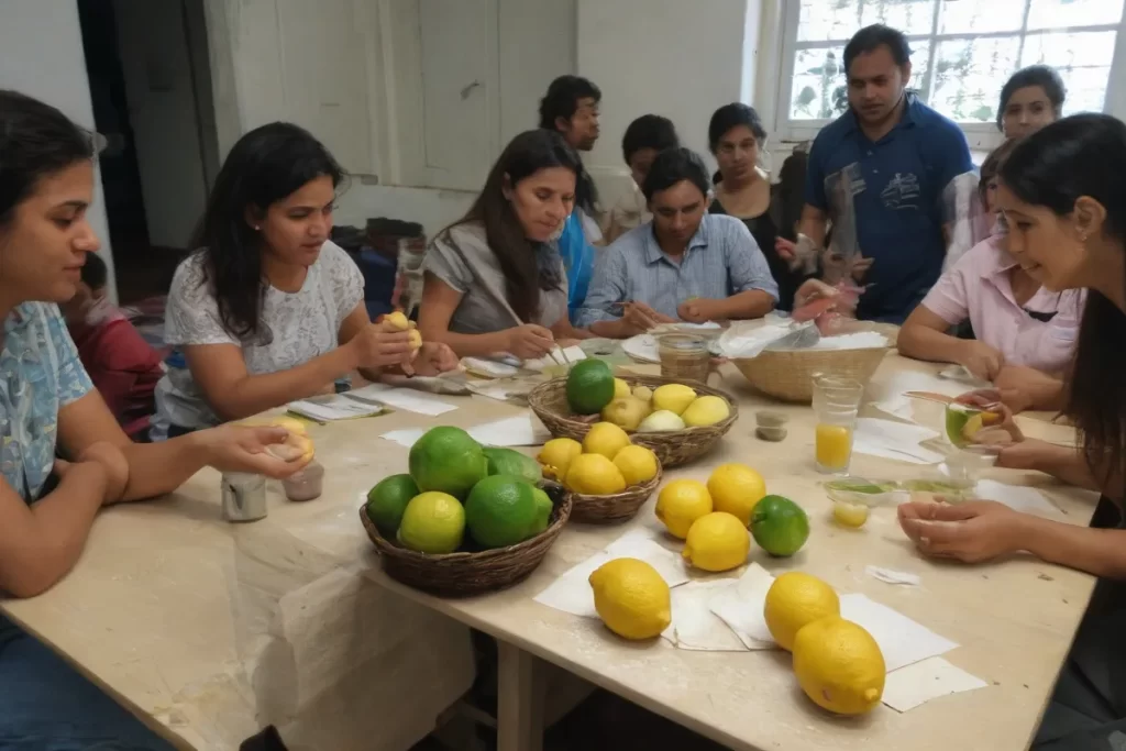 La imagen de un taller sobre temas de Cochinillas: Ayuda y soluciones para los retos de los Limoneros