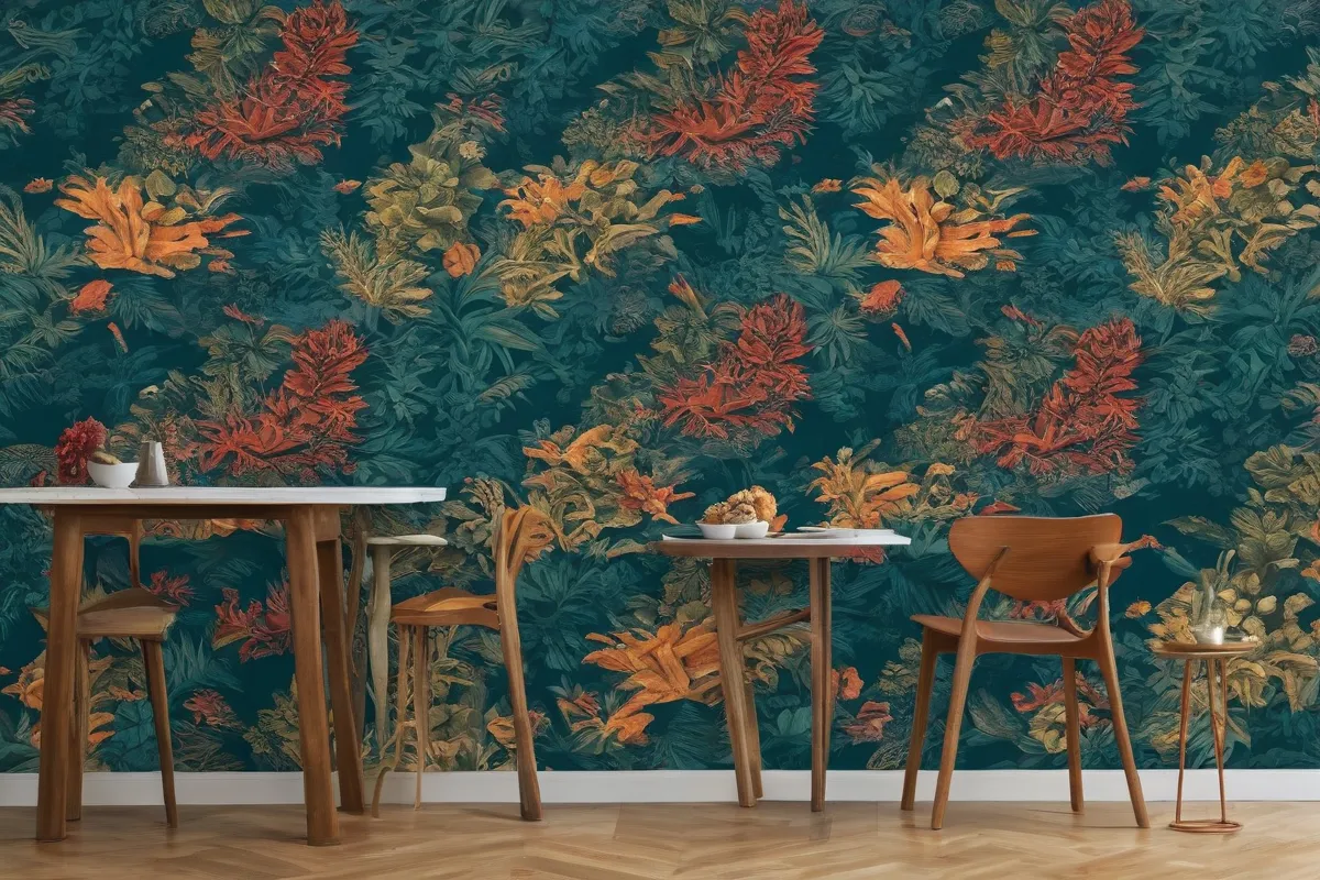 La decoración de las pantallas muestra comida peligrosa y héroes de la costa