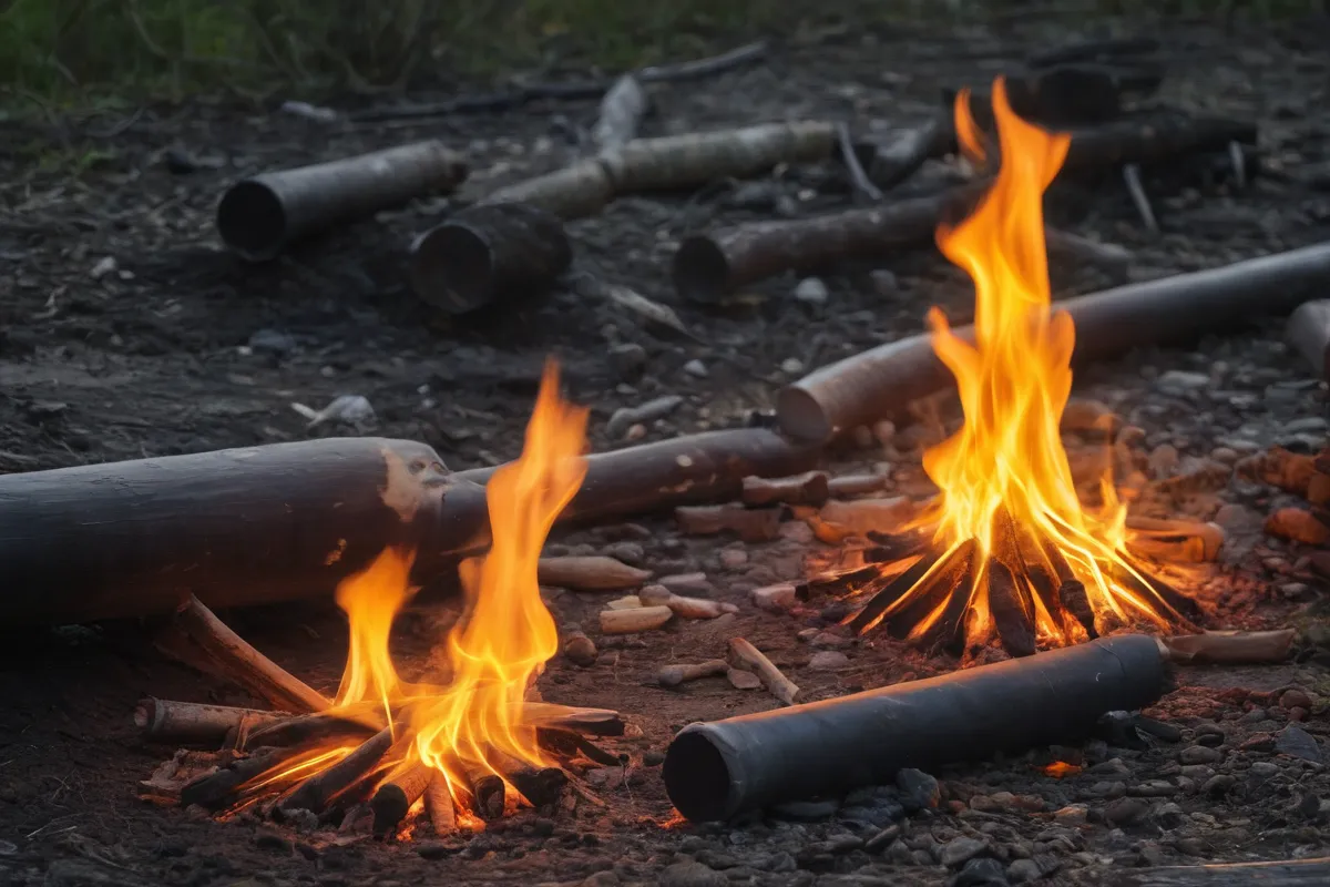Ilustración abstrata de las fuentes de combustible del carbono de alto grado