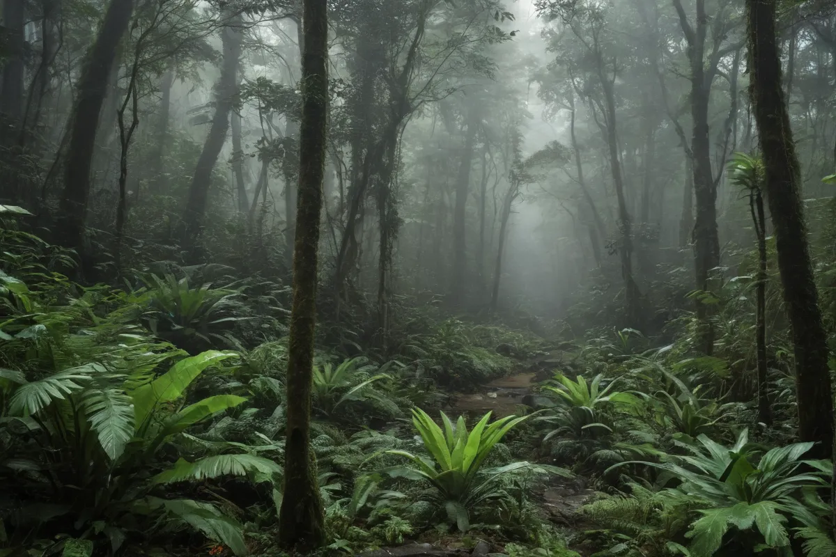 Los bosques tropicales están vivos y extensos