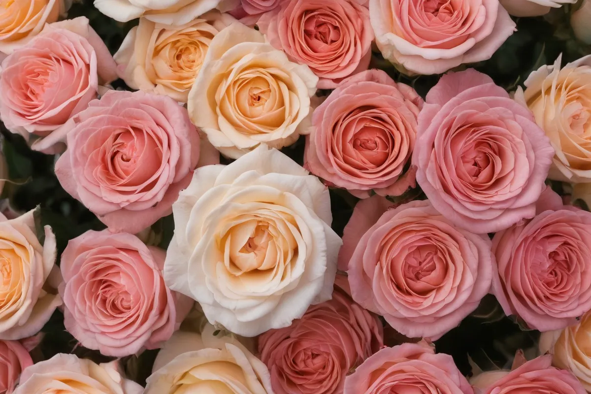 ¿Qué hay de las rosas en la decoración?