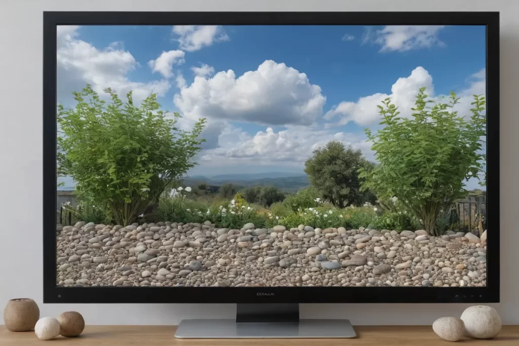 Es un jardín de Aptenia en la pantalla