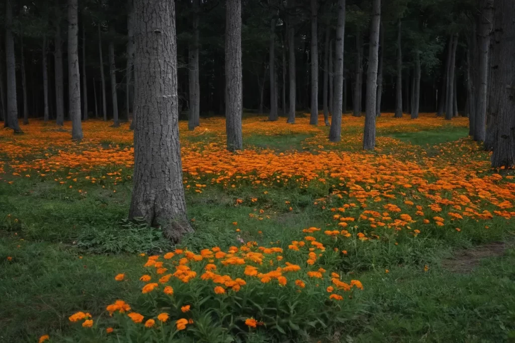 Y ecos de naranja