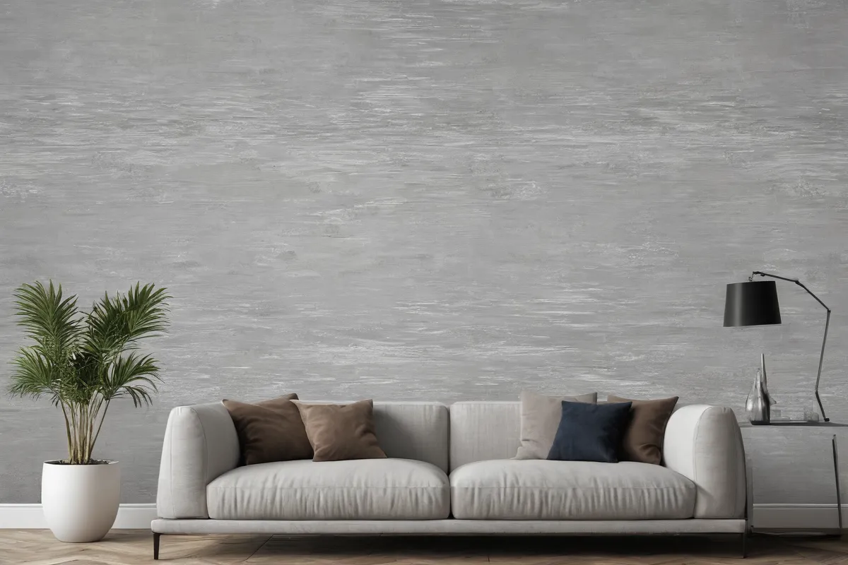 La decoración de pared de la gama Beauty Silver de Canastillo ocupa el espacio marino