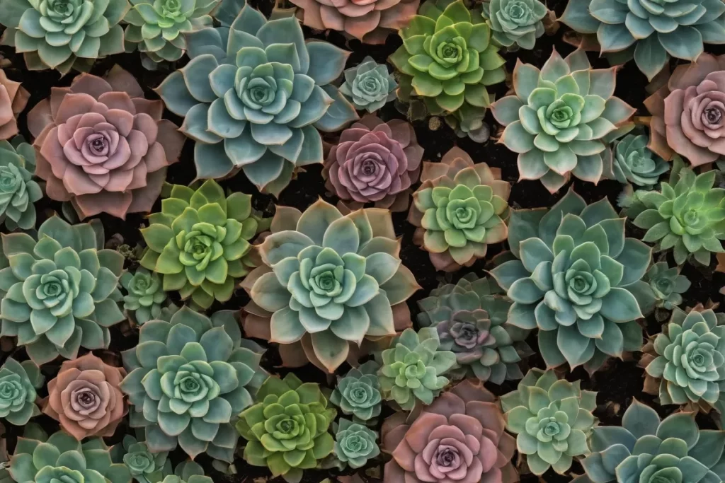 Diseño de wallpaper con suculentas