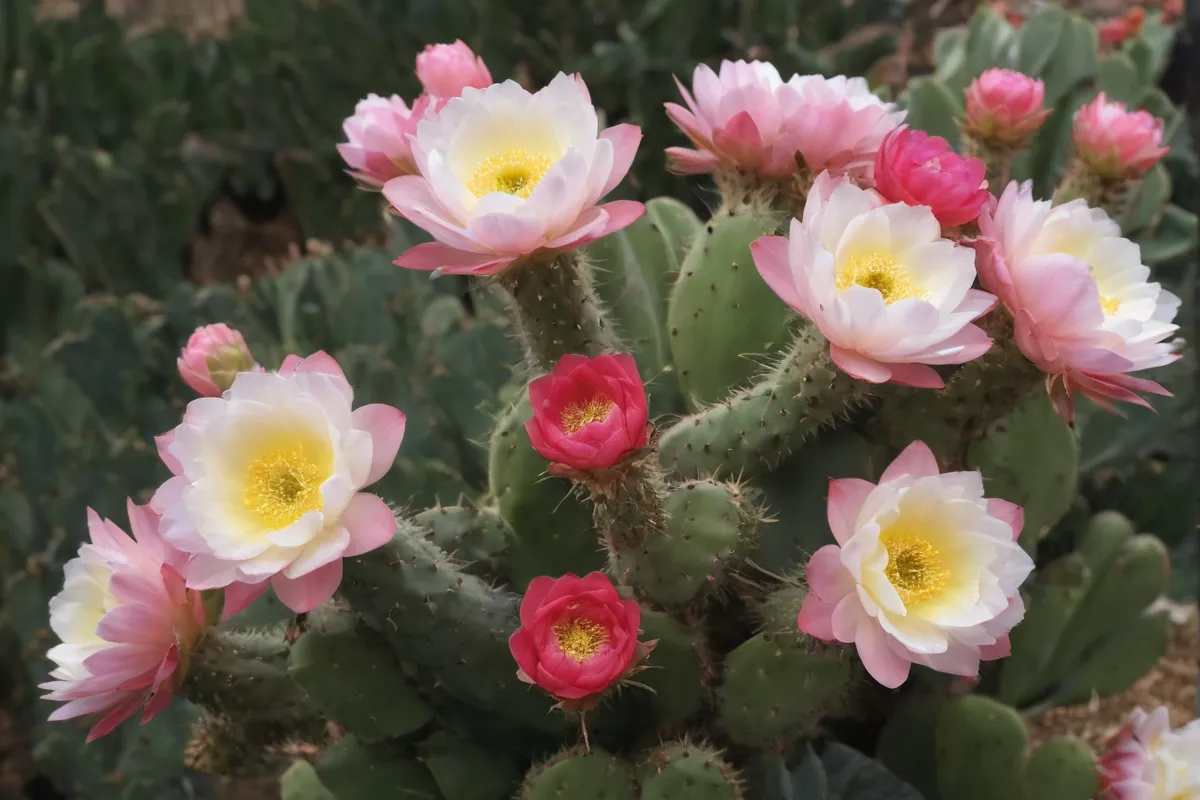 Variedad de opuntias, chumberas y más