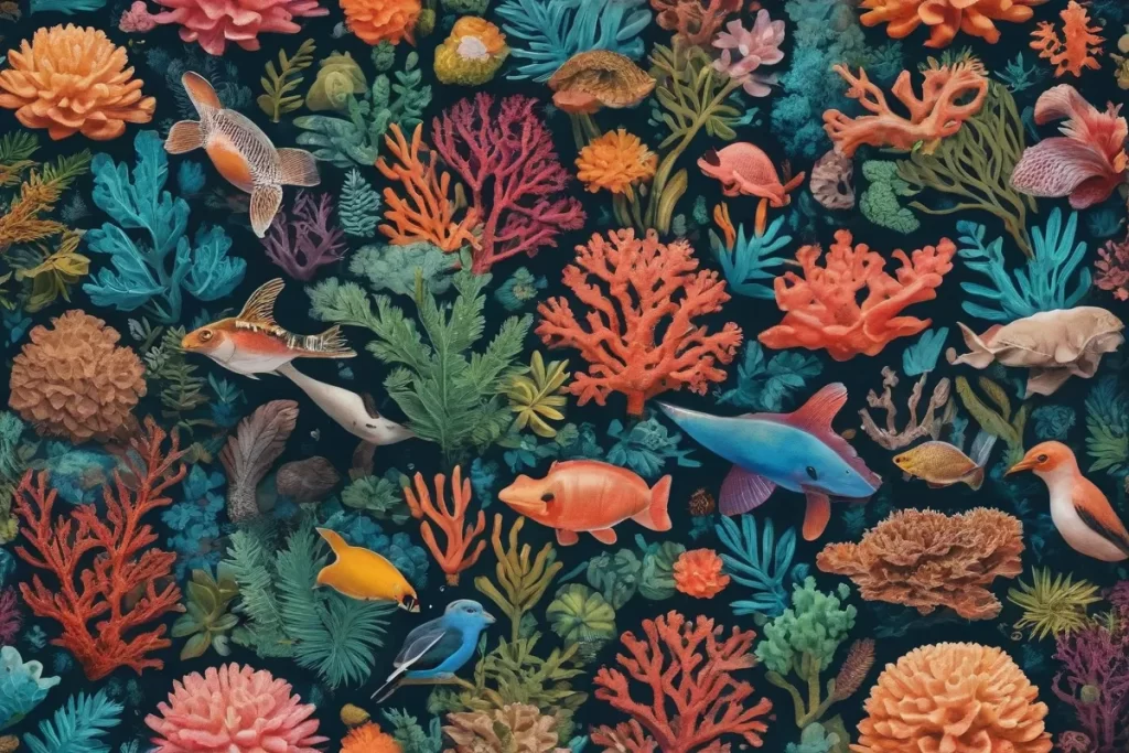 Un caleidoscopio de fauna