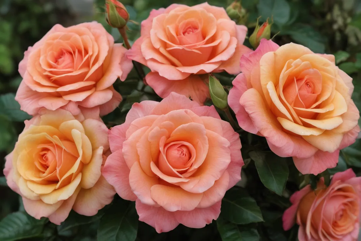 Las roses tropicales adornan las клубы jardín con colores vibrantes y detalles únicos