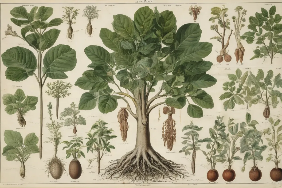¿Charts de plantas con etiquetas como ajos?