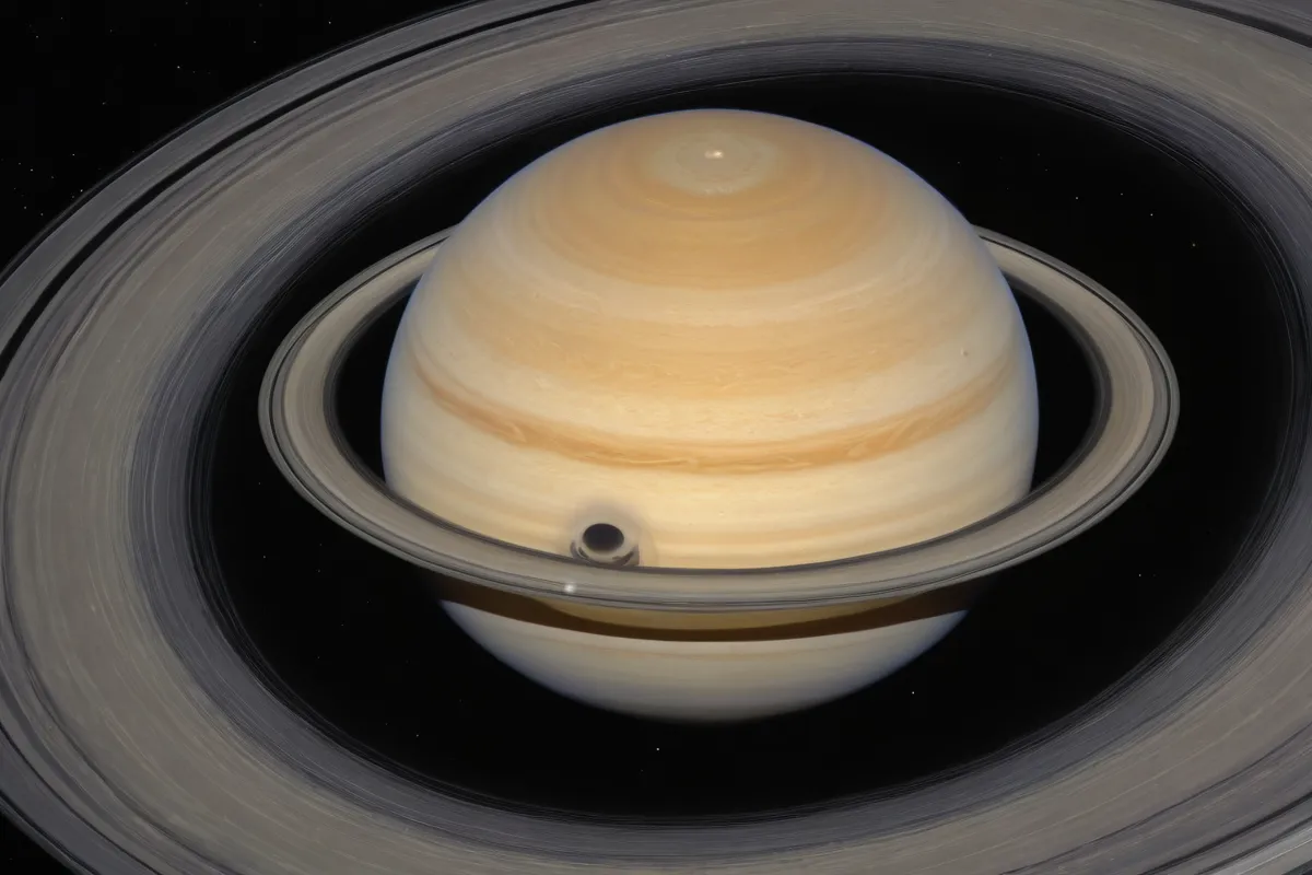 Los anillos de Saturno, la influencia de Tolkien y lunas que giran cautivan