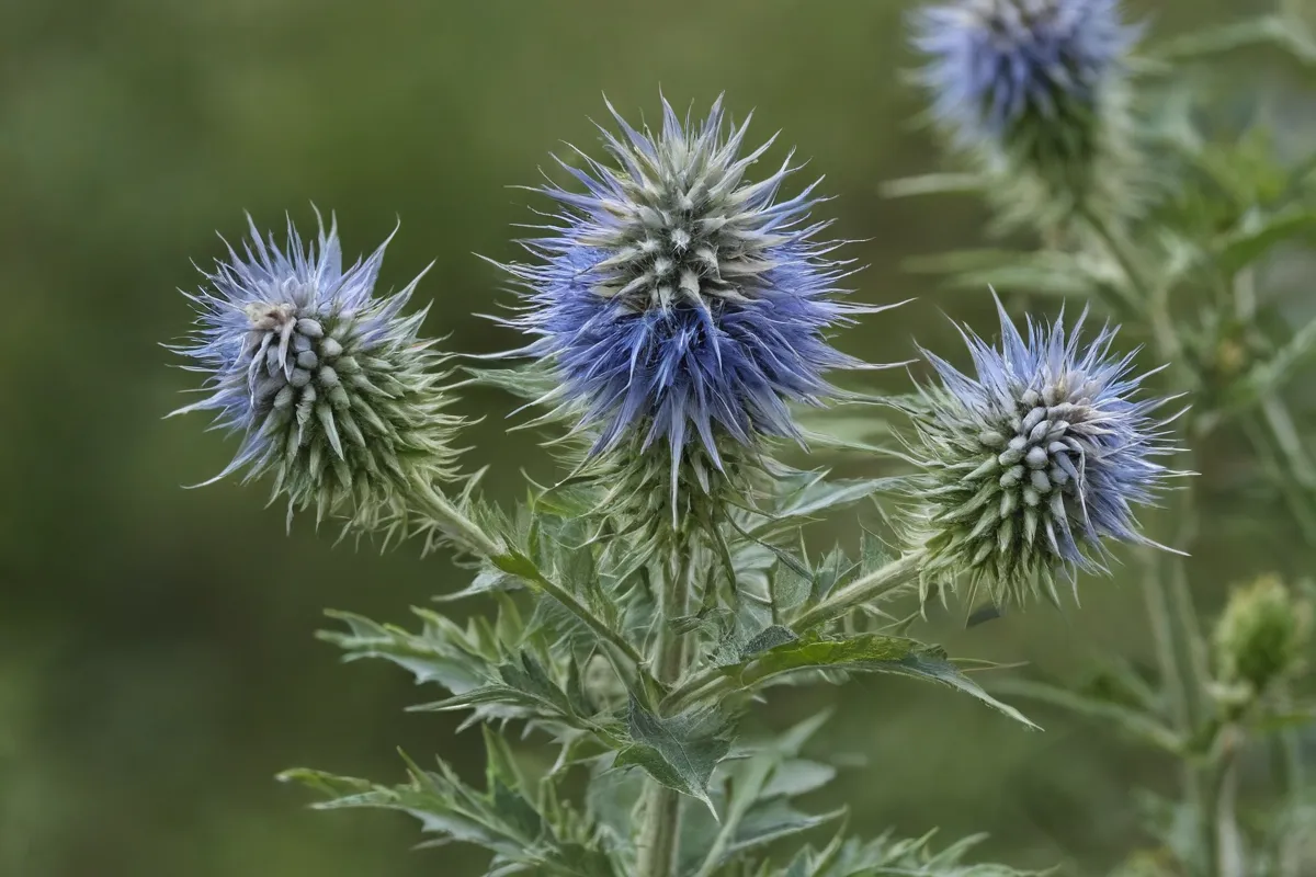La planta Eryngium es detallada