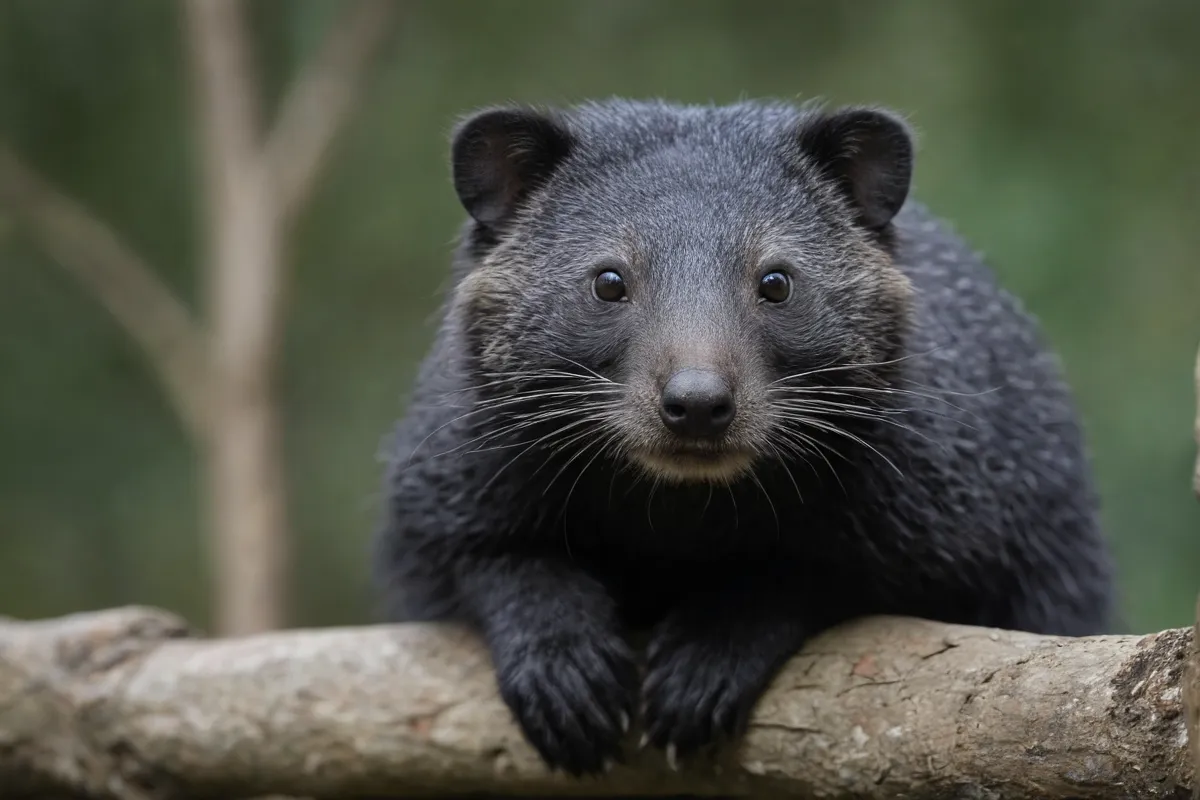 El binturong: características, hábitos y conservación en la pared