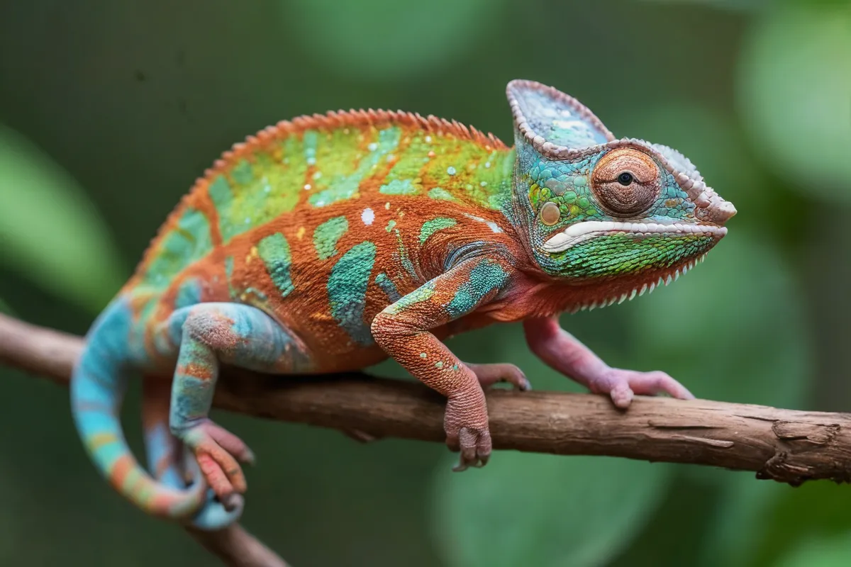 El camaleón de colores enfrenta amenazas para su existencia