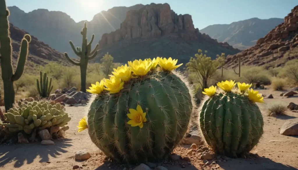 3D rendering of a Matucana cactus