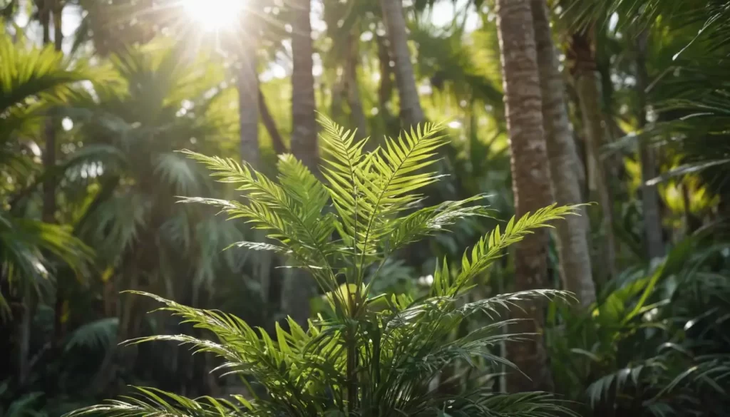 tiny palm trees
